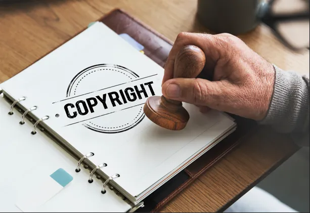 Copyright document stamp